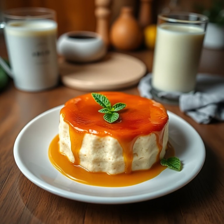 Pudim de Pão com Leite e Açúcar