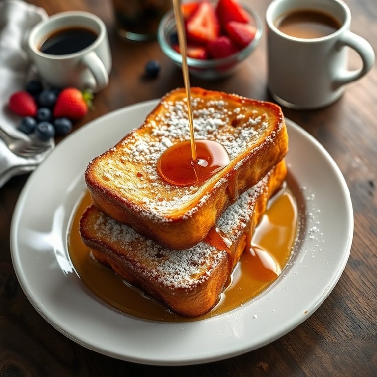 Classic French Toast with Egg Custard