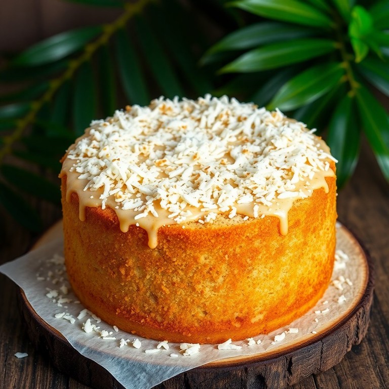 Sweet Coconut Ghee Cake
