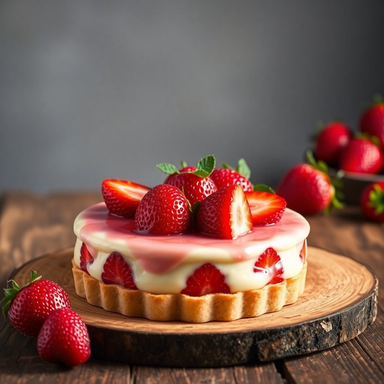 Tarte aux Fraises Éclatante
