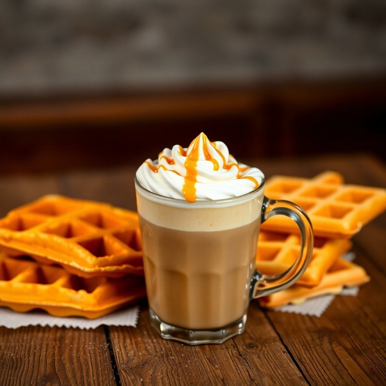 Latte de Gaufre Caramel Épicé
