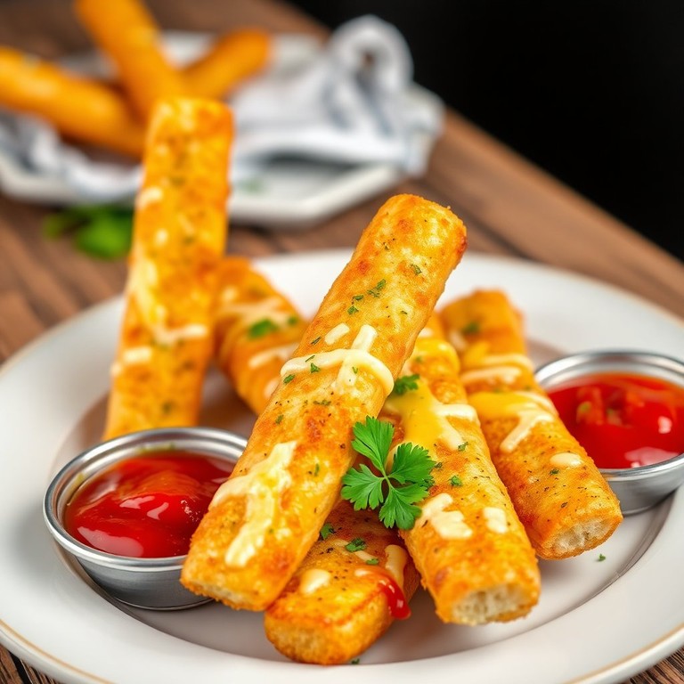 Cheesy Garlic Breadsticks