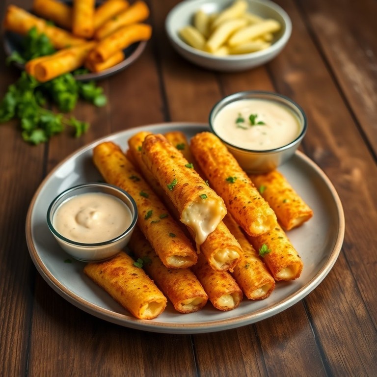 Crispy Cheesy Potato Sticks