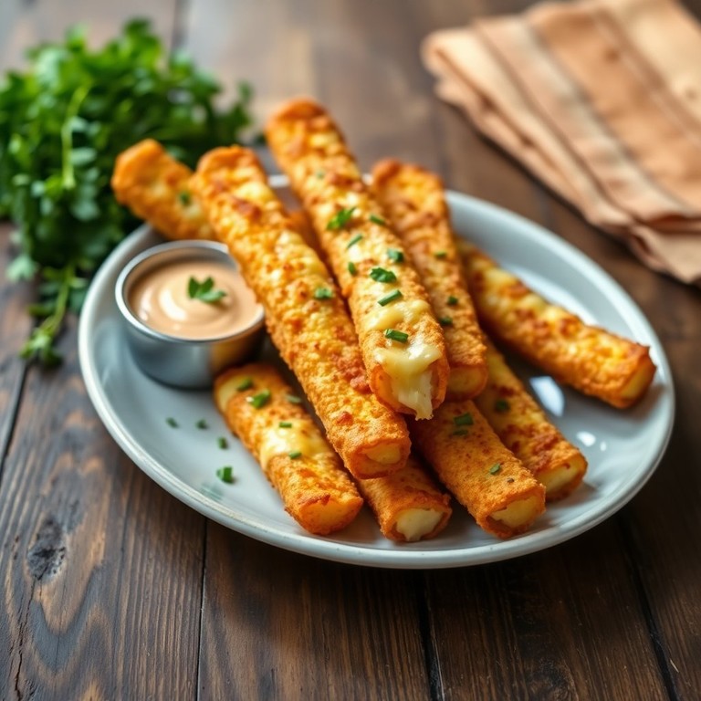 Crispy Cheesy Potato Sticks