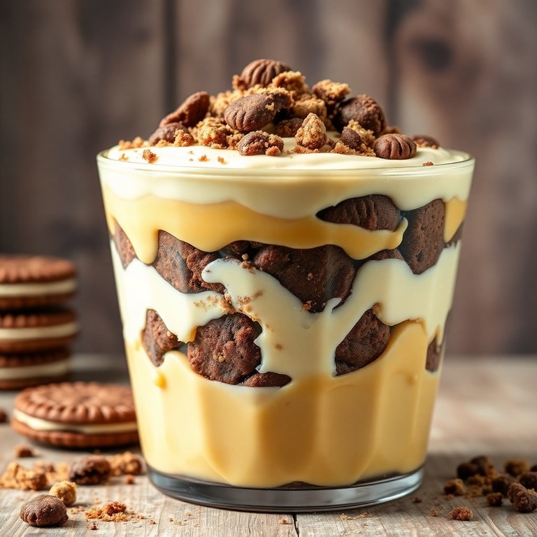 Doce de Leite Condensado com Biscoitos Recheados