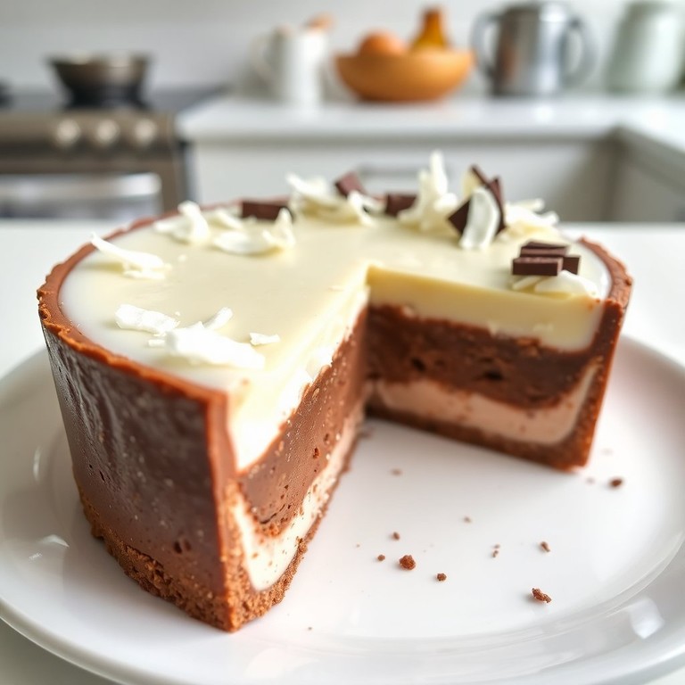 Torta de Chocolate com Recheio de Coco e Gelatina