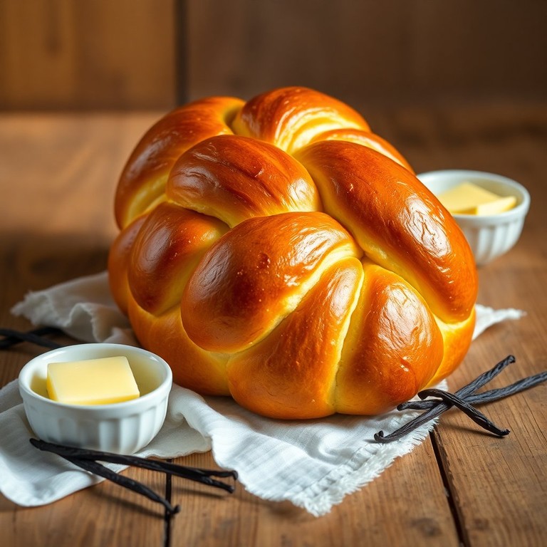 Brioche Dorée au Beurre et à la Vanille