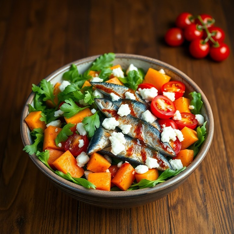 Salade de Sardines aux Douces Pommes de Terre et Roquette