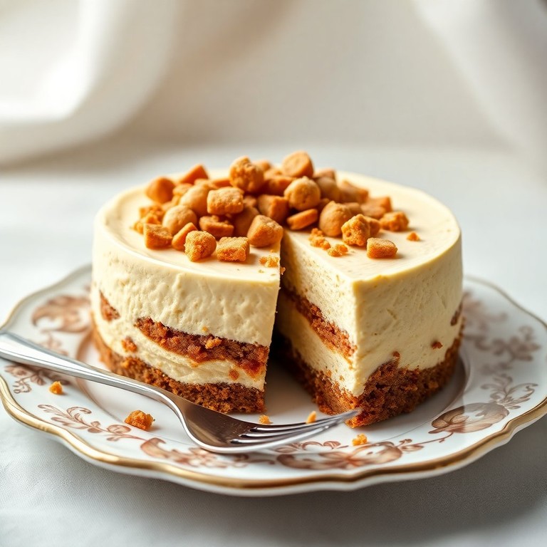 Biscoff Bliss No-Bake Cheesecake
