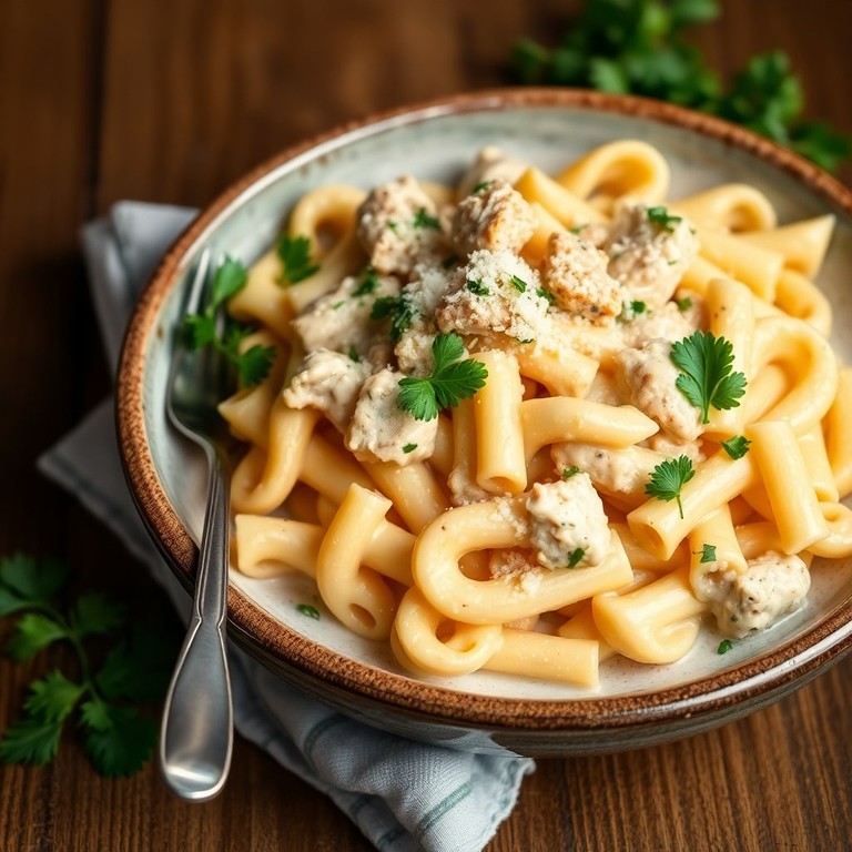 Macarrão ao Atum com Creme de Leite