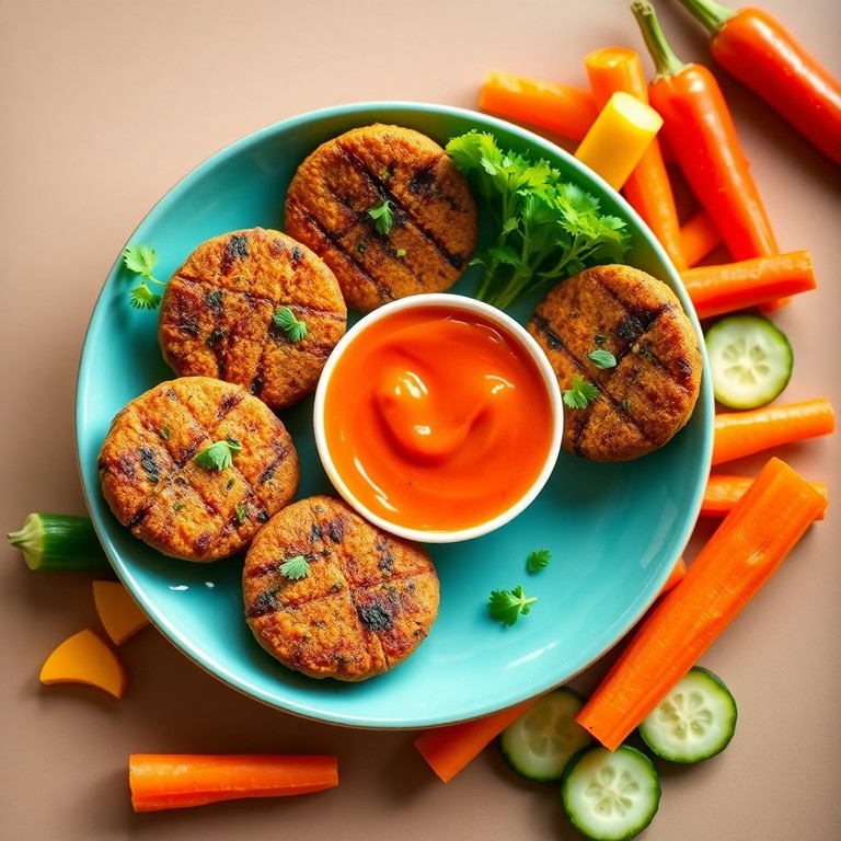 Medallones Vegetarianos de Soja y Zapallo para Niños