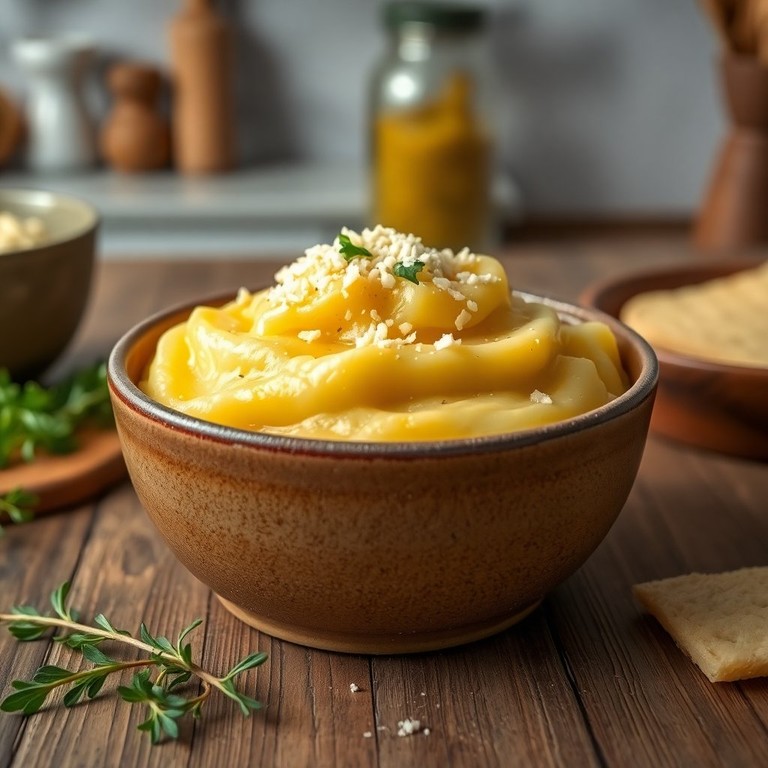 Puré de Patatas con Queso a la Vista