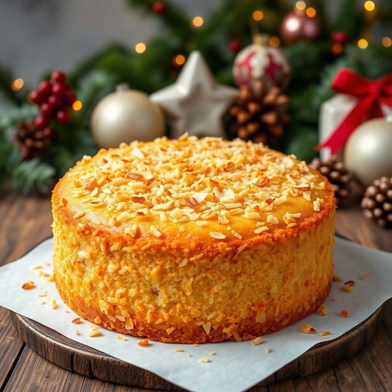 Festive Honey Coconut Cake