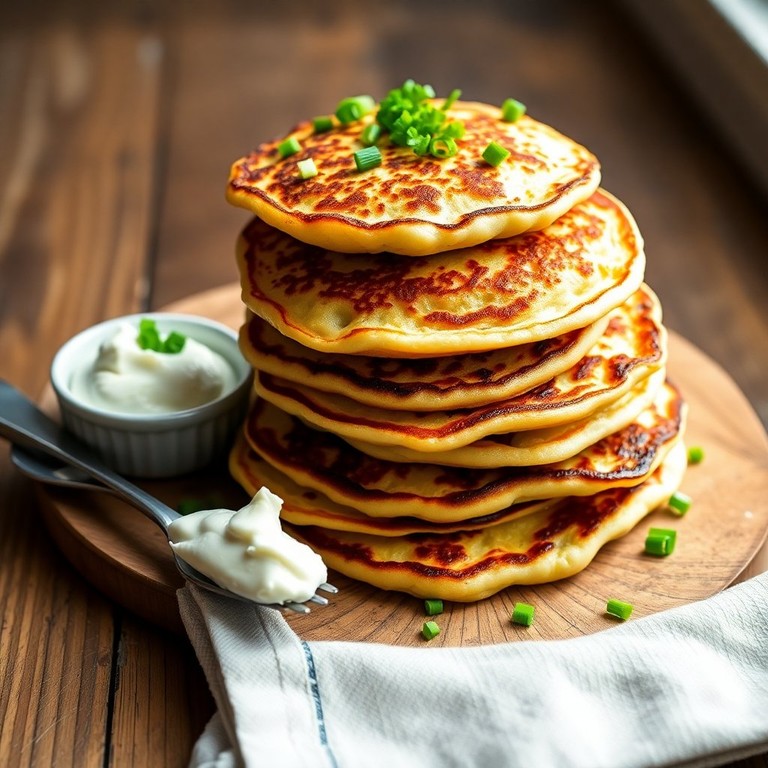 Savory Quark Pancakes