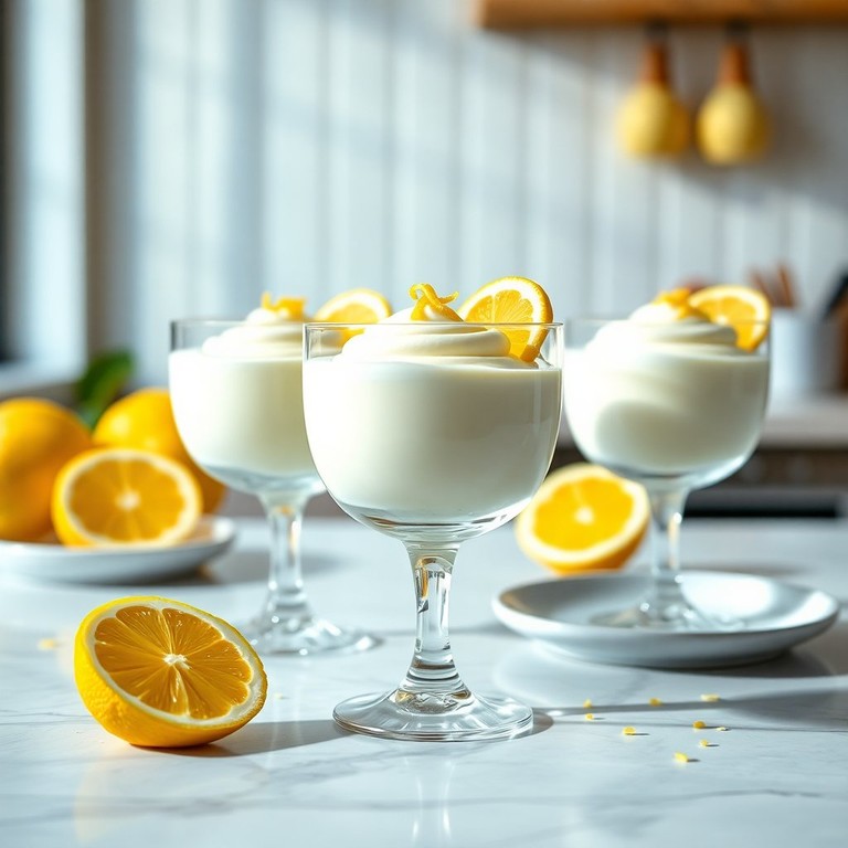 Mousse de Limão com Leite em Pó