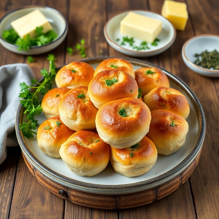 Keto Herb Quark Rolls