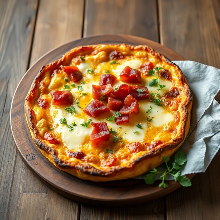 Tortilla de Queso y Bacon