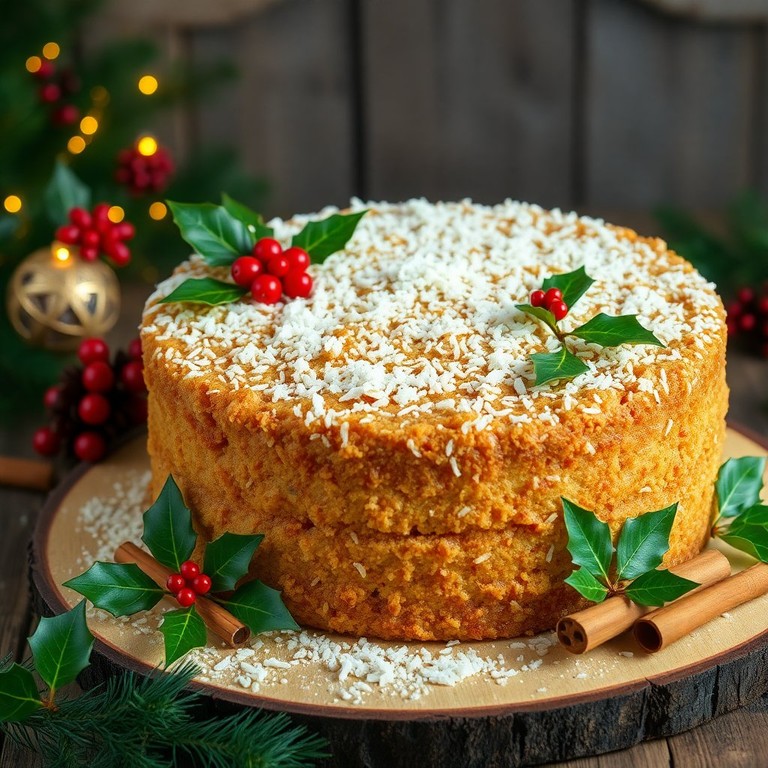Sri Lankan Coconut Christmas Cake