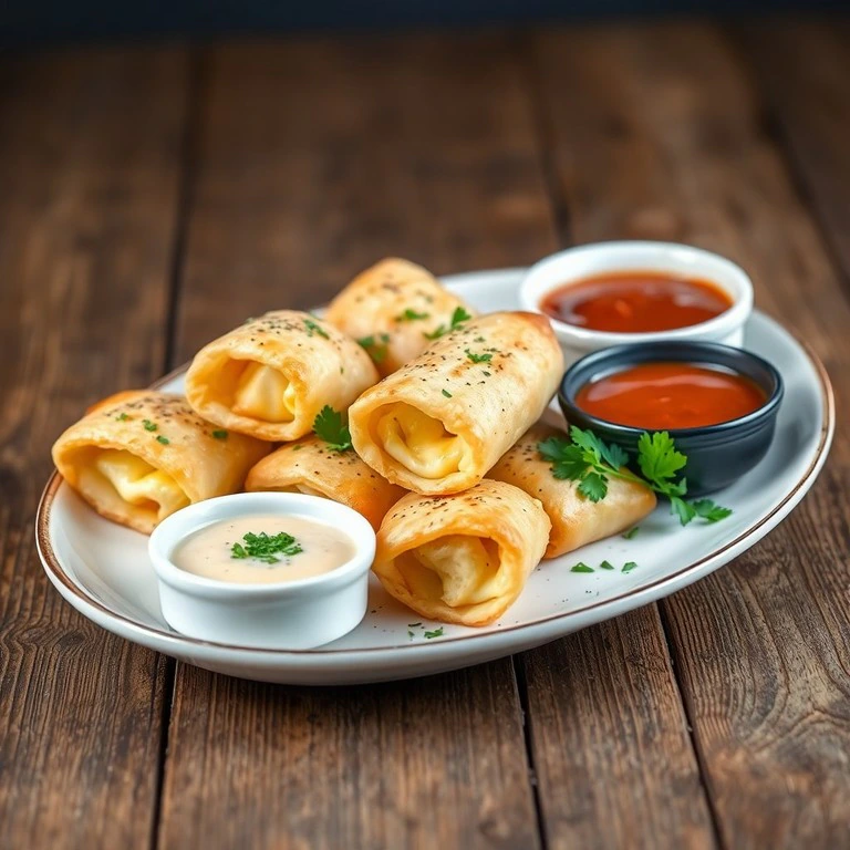 Garlic Bread Dosa Rolls