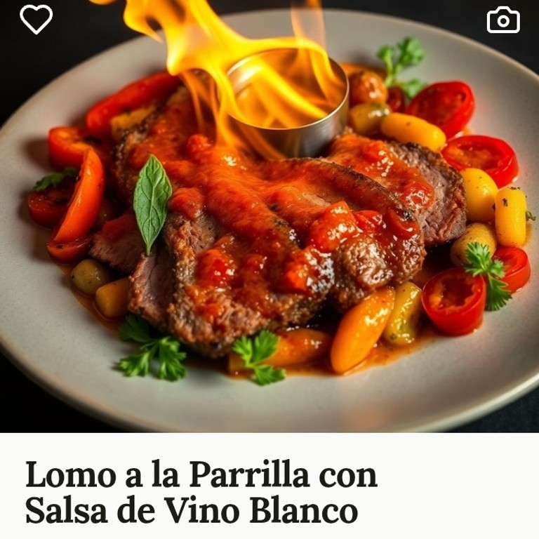 Lomo Plateado a la Parrilla con Salsa Plateada y Puré de Papas