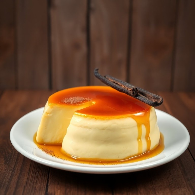 Flan de Vainilla y Canela
