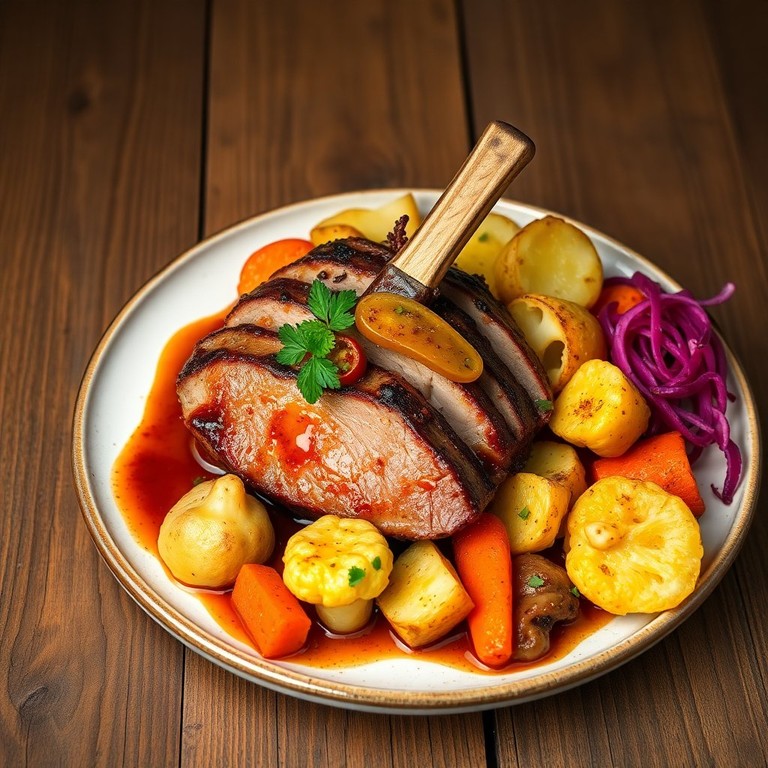 Lomo de Cerdo a la Tamarindo con Toque Picante