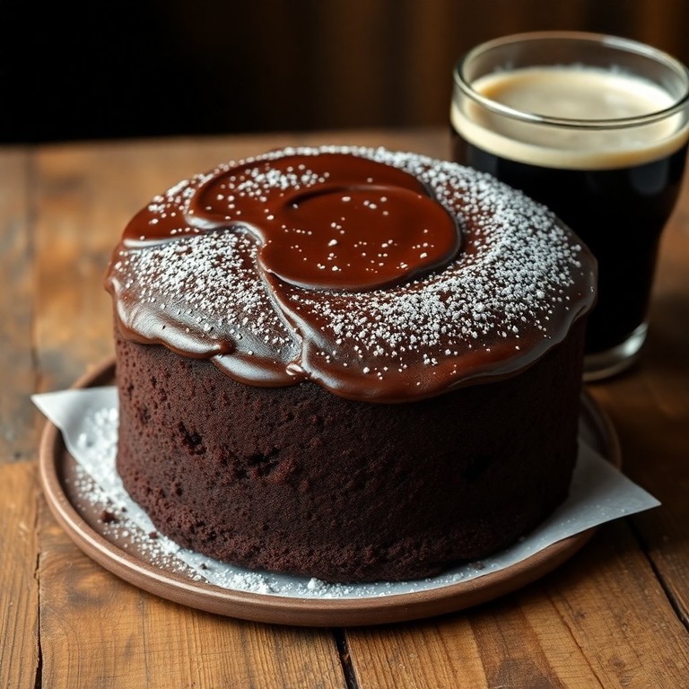 Gâteau au Chocolat Noir et Bière Brune