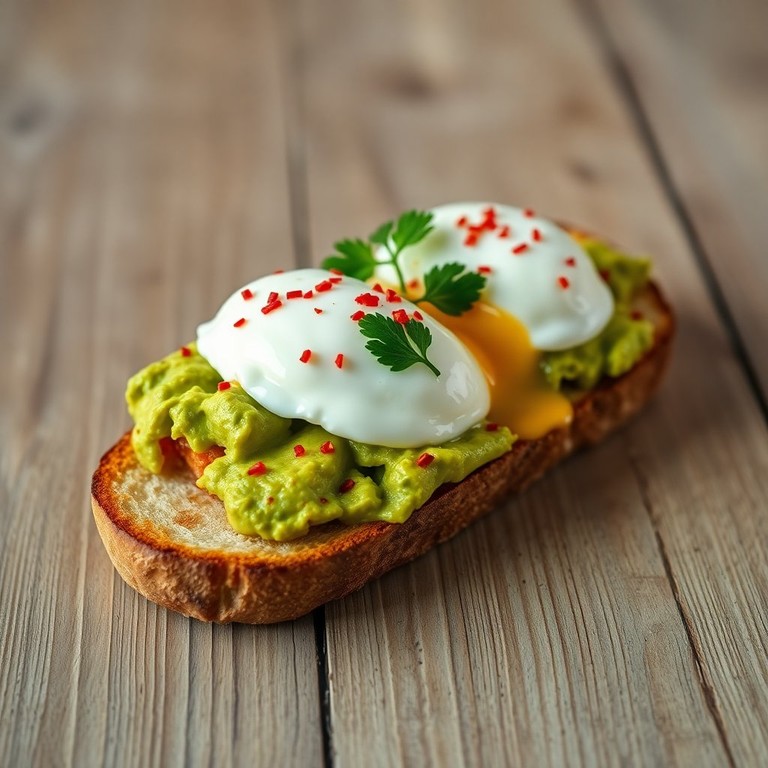 Avocado Toast with Egg Delight