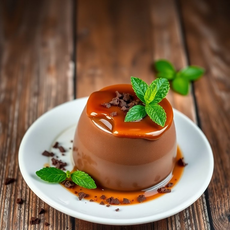 Pudim de Leite Condensado com Chocolate Intenso