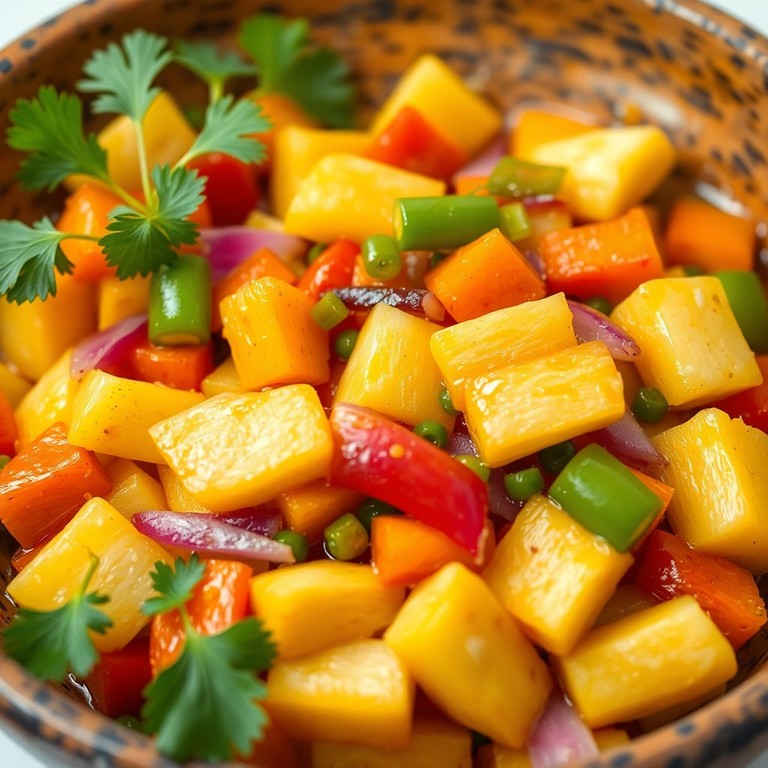 Yuca en Escabeche con Verduras