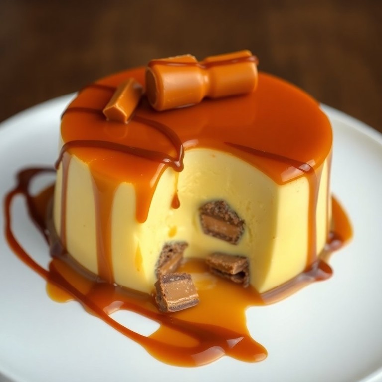 Flan de Twix: Dulce Sorpresa