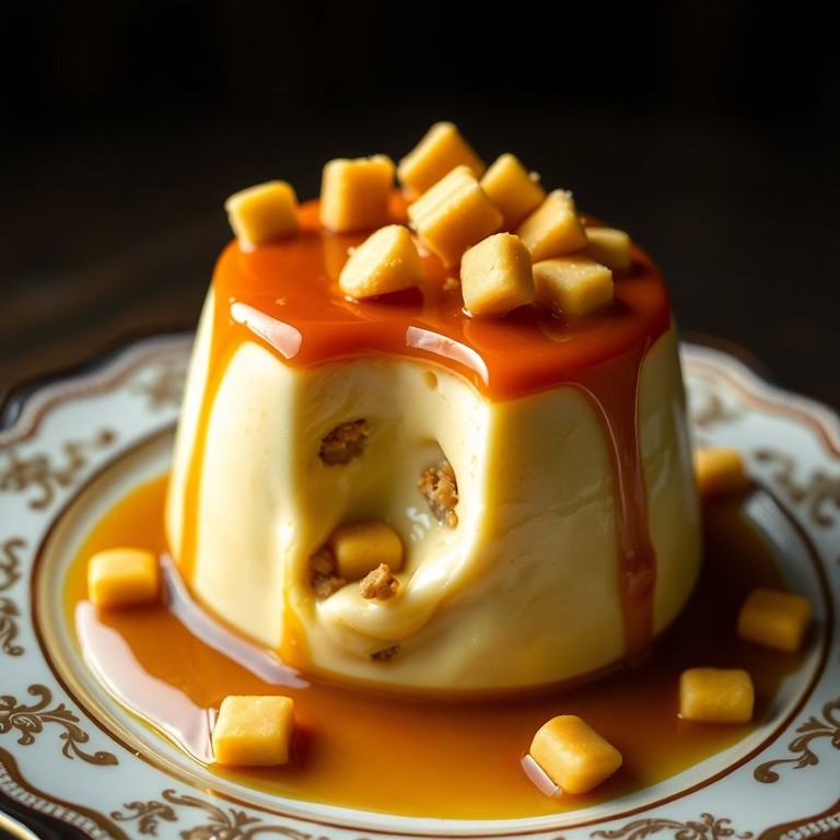 Flan de Butterfinger: Dulce Tentación