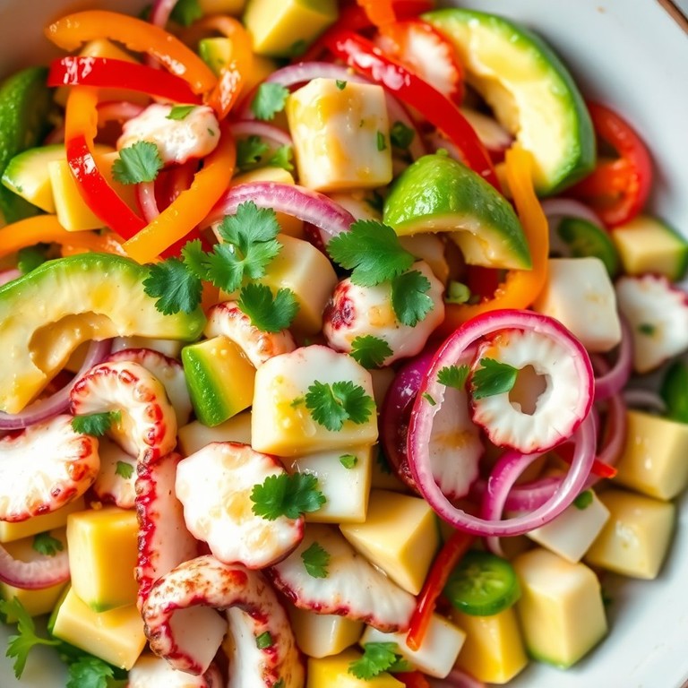 Ensalada de Pulpo con Aguacate
