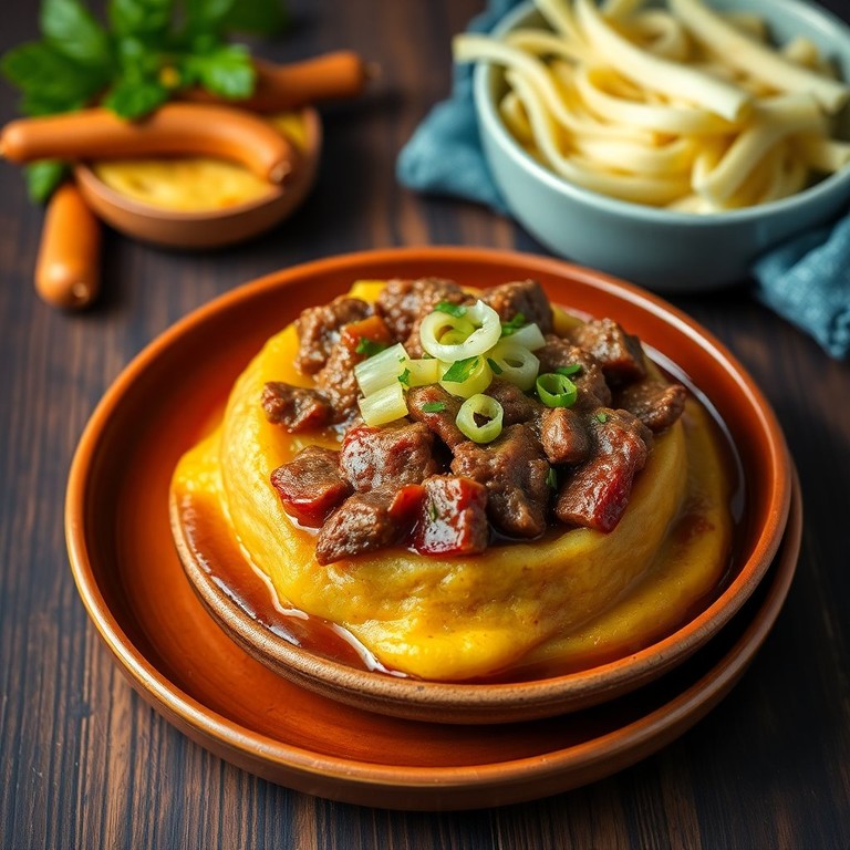Escondidinho de Carne Moída com Purê de Batata