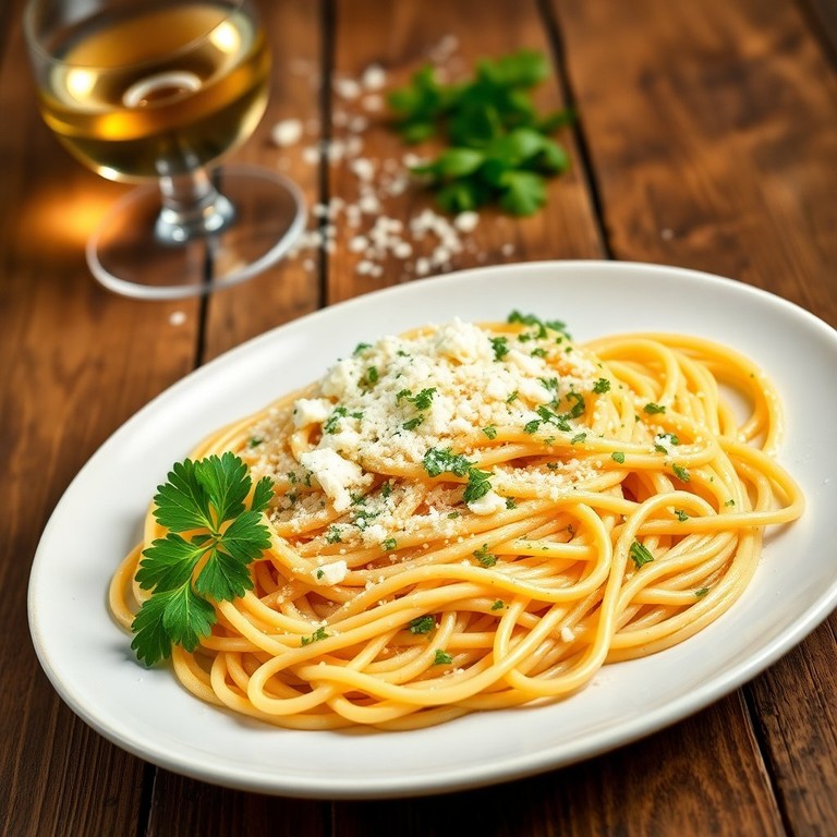 Pâtes à l'Ail et au Persil