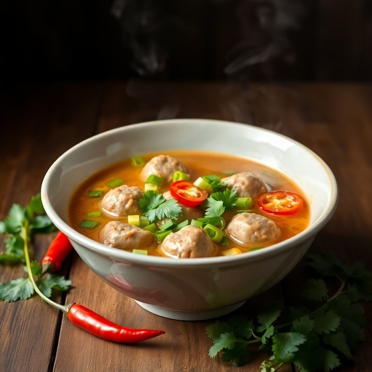 Savory Bakso Soup Delight