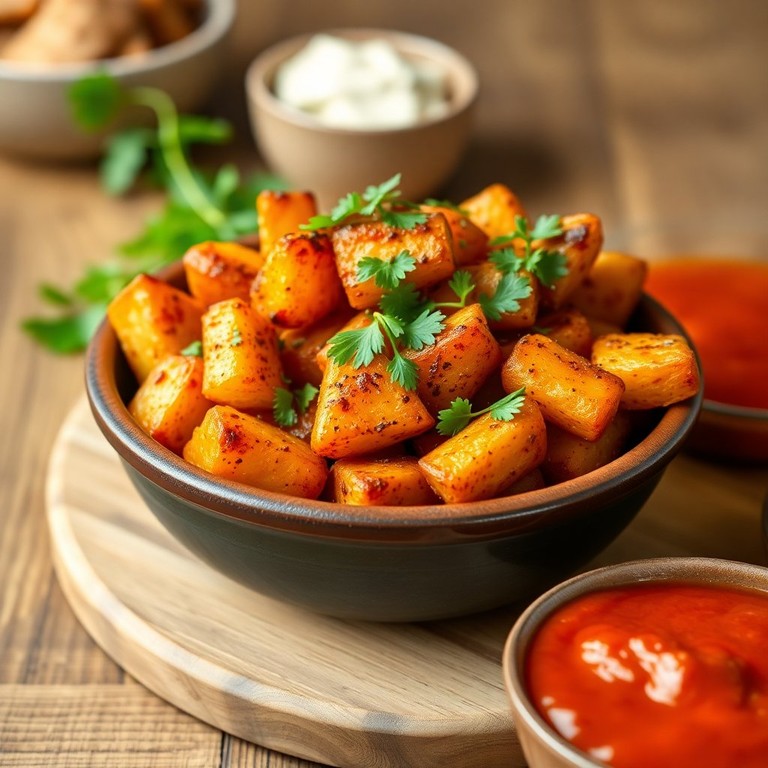 Patatas Bravas al Horno con Pimentón Ahumado