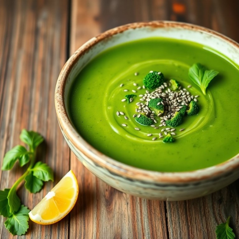 Sopa Verde Detox: Reconfortante Sopa de Espinacas y Brócoli