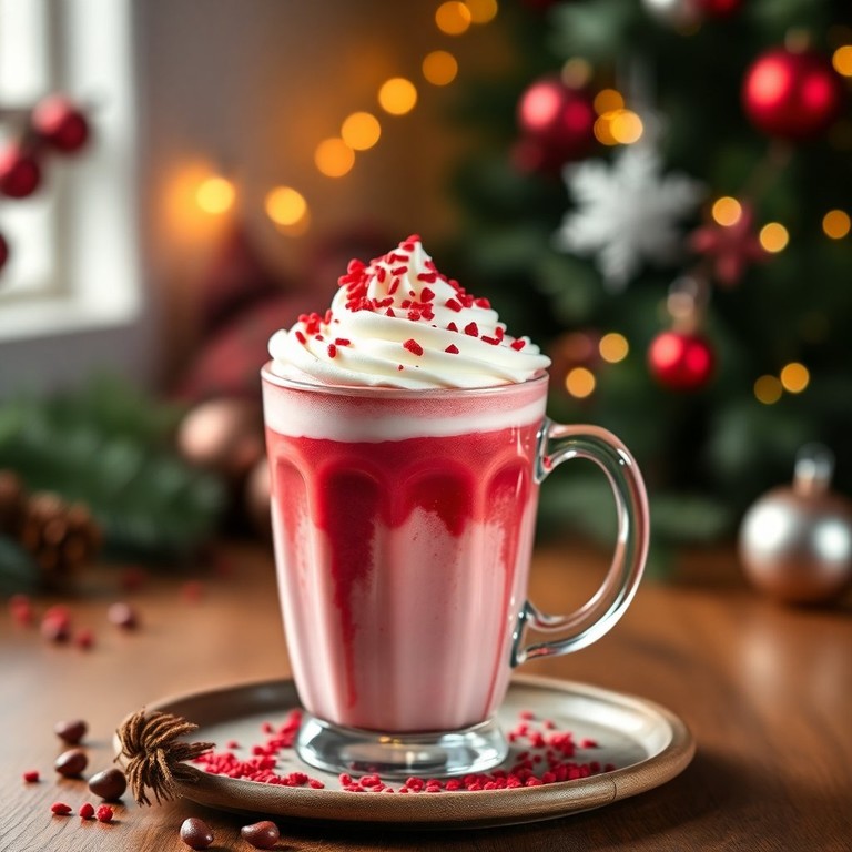Ruby Red Velvet Latte