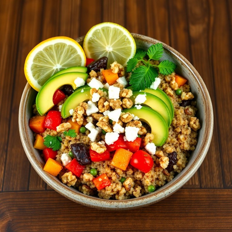 Bowl Energético de Quinoa y Verduras Asadas