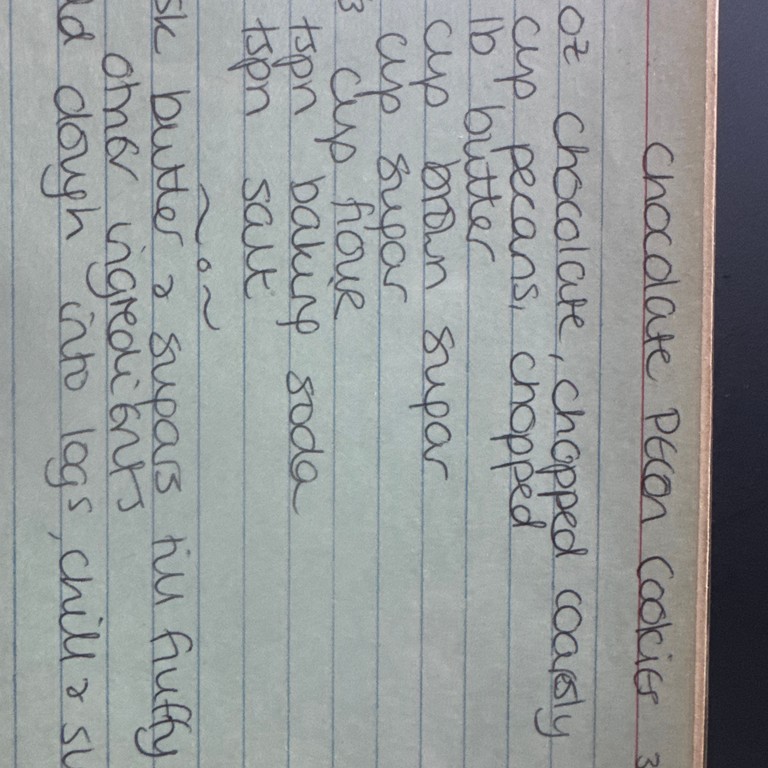 Chocolate Pecan Cookies