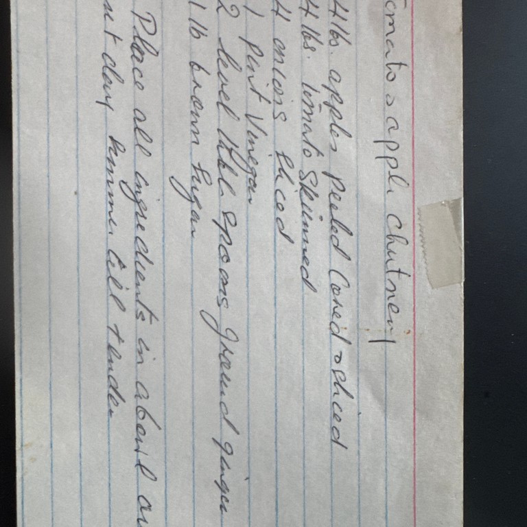 Tomato Apple Chutney