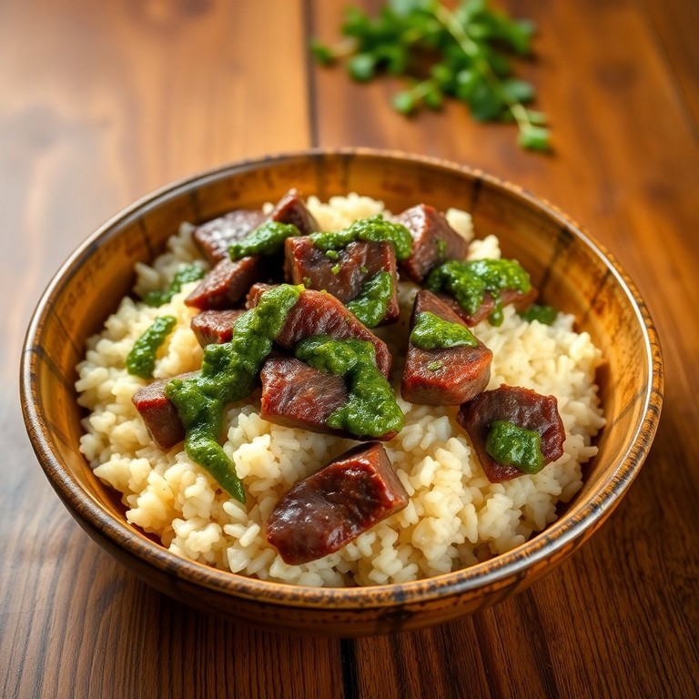 Arroz de Fígado com Chimichurri