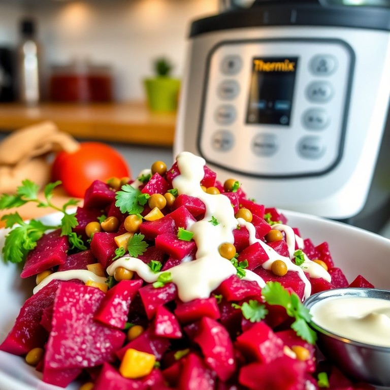 Tartare de Betteraves aux Condiments au Thermomix