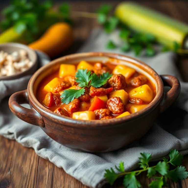 Pittige Chorizo en Maïs Stoofpot