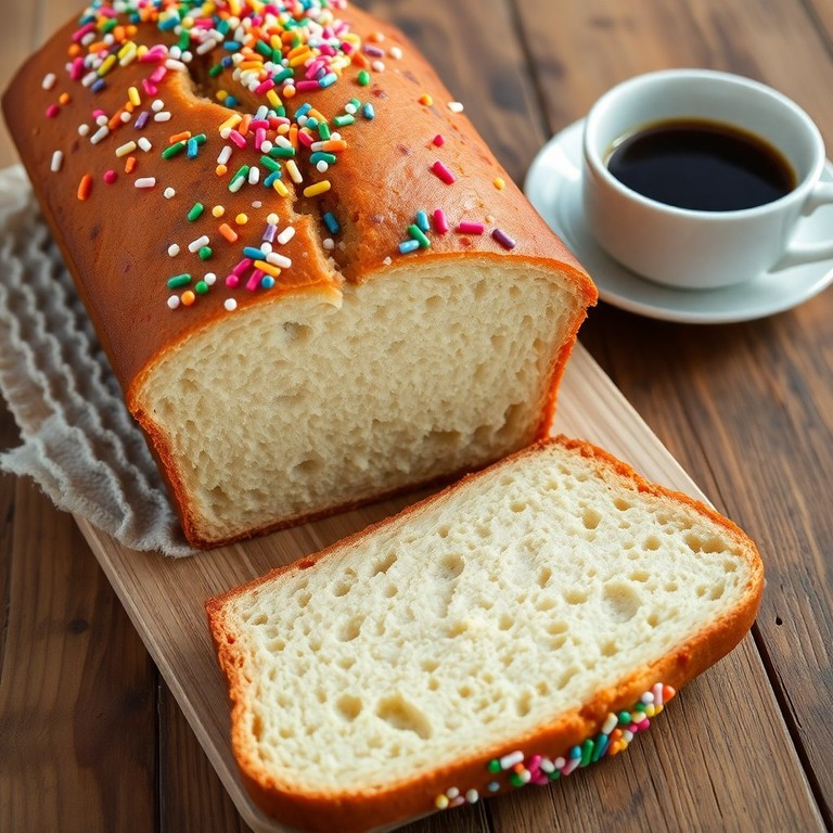 Pão de Forma Doce com Granulado