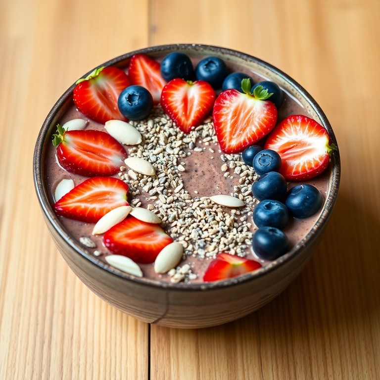 Smoothie Bowl de Avena y Cacao