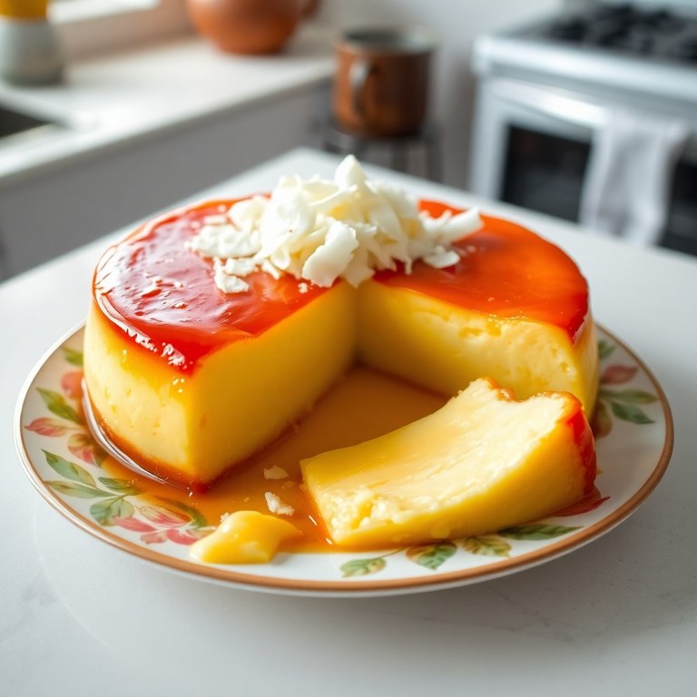 Pudim de Leite Condensado com Coco