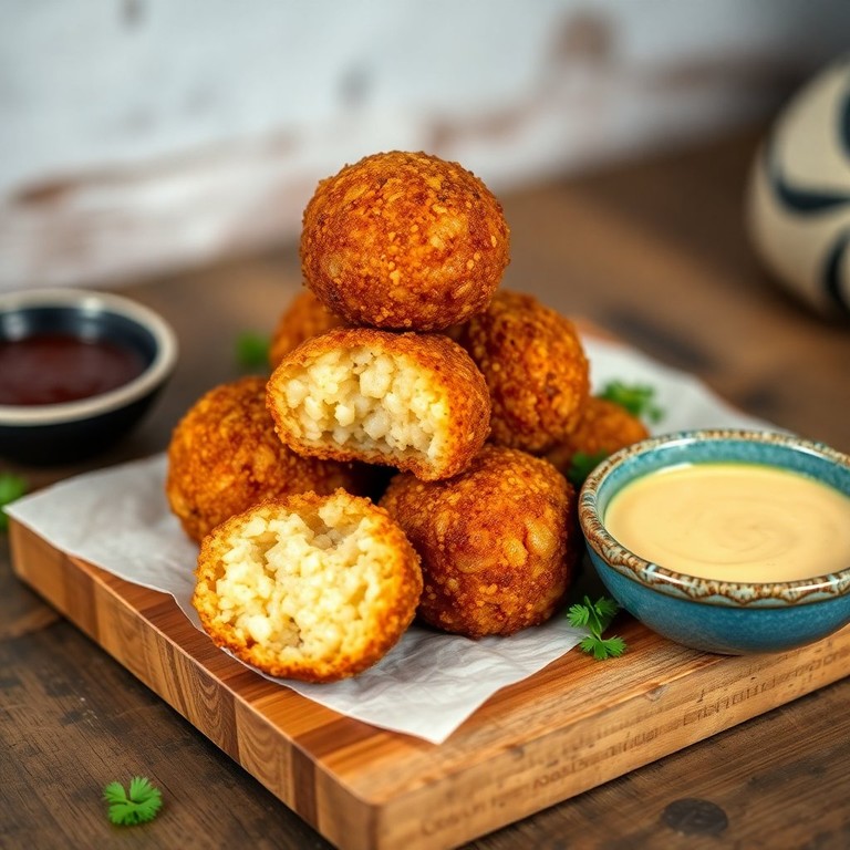 Bolinho de Arroz com Requeijão