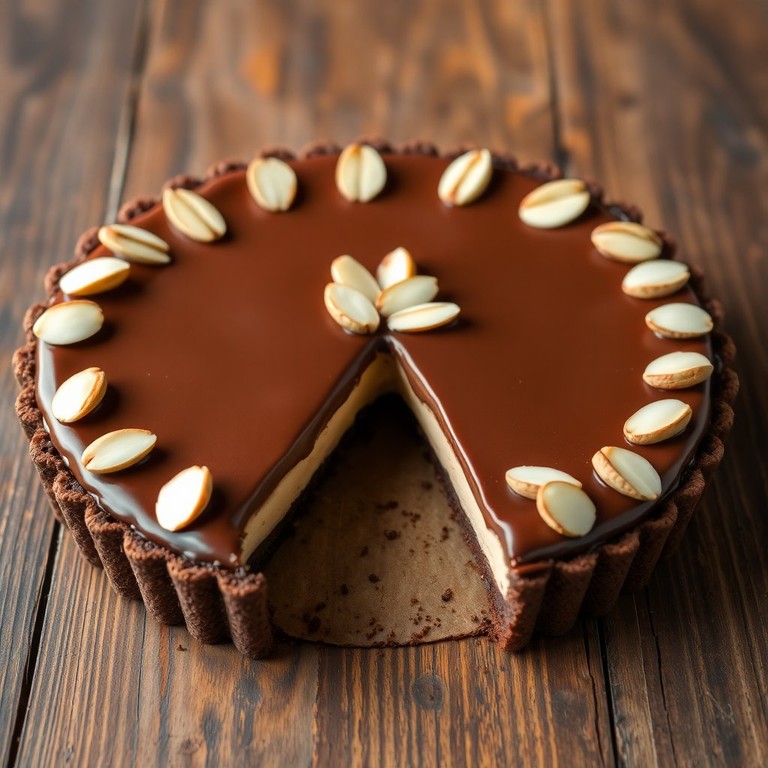 Tarta de Chocolate y Crema de Almendras